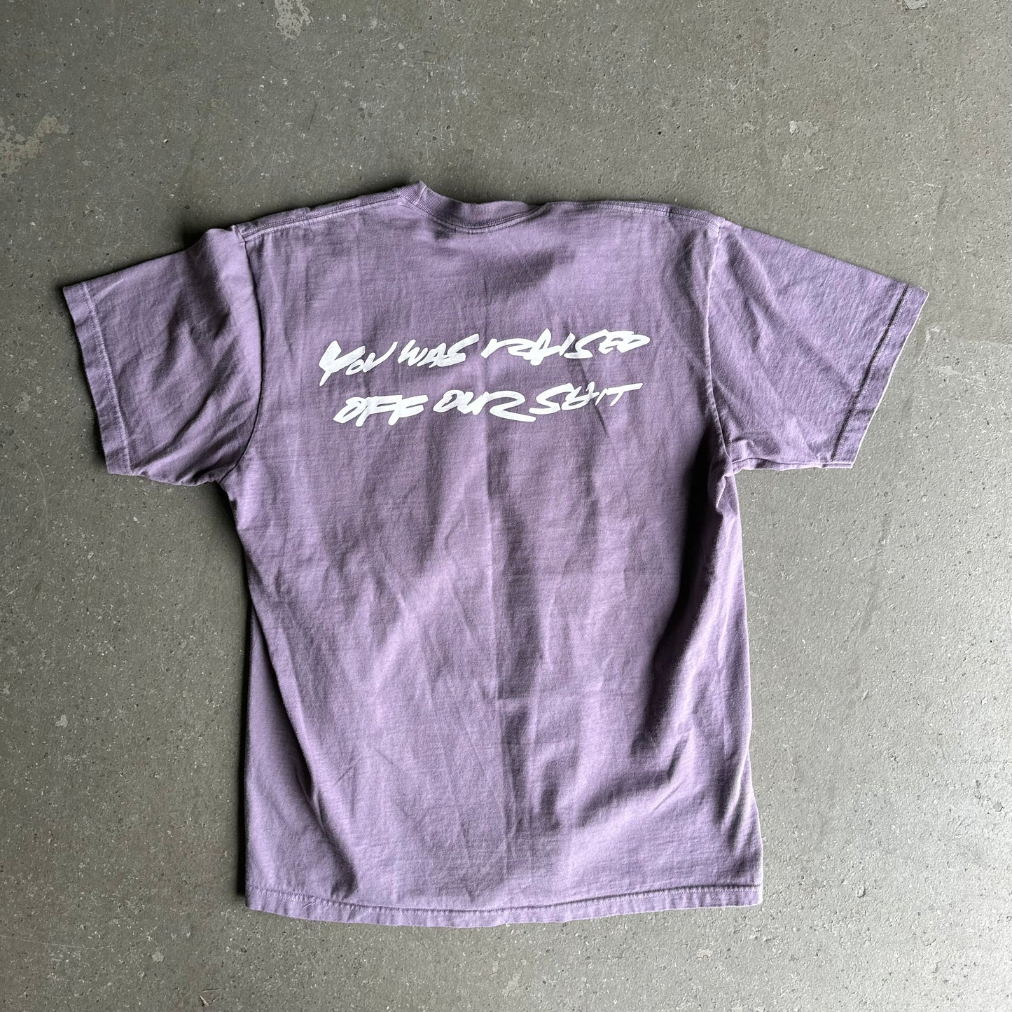 Supreme Futura Box Logo Tee Dusty Purple *pre-owned* (SIZE LARGE)