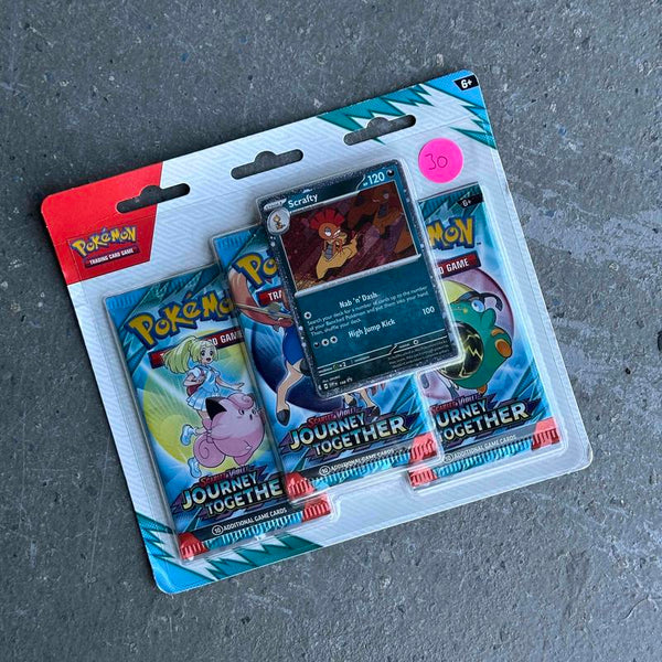 Pokemon Journey Together 3 Pack Blister Pokémon Scarlet & Violet