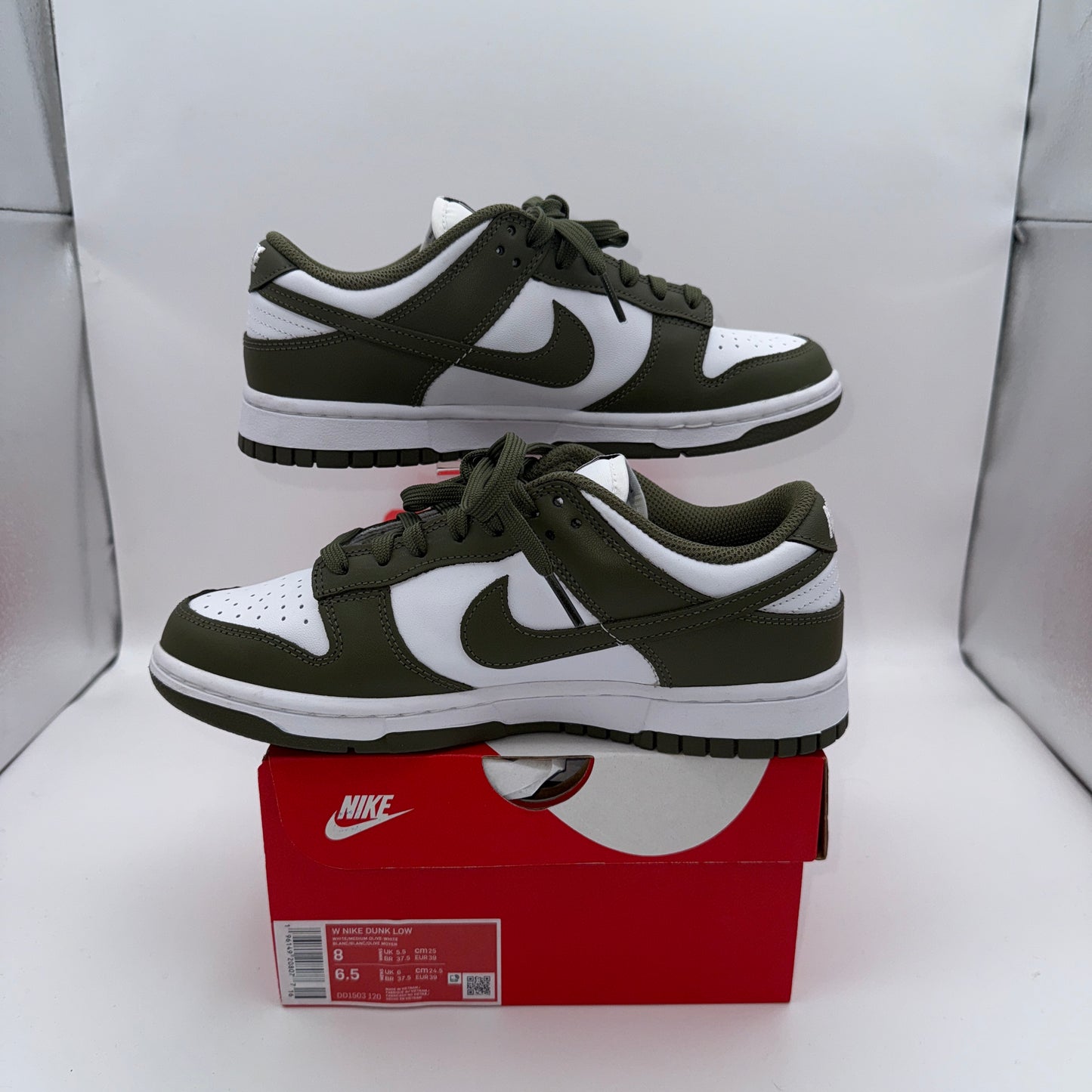 Nike Dunk Low Medium Olive (Women’s) *pre-owned* (SIZE 8W)