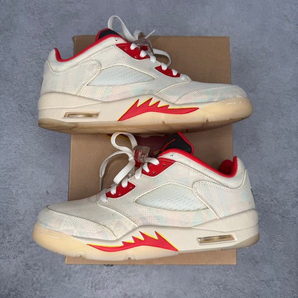 Jordan 5 Retro Low Chinese New Year (2021) *pre - owned* SIZE 8 - Kicks Collective PA - Jordan - DD2240-100 - Men's Shoes - 8M/9.5W - Pre - Owned