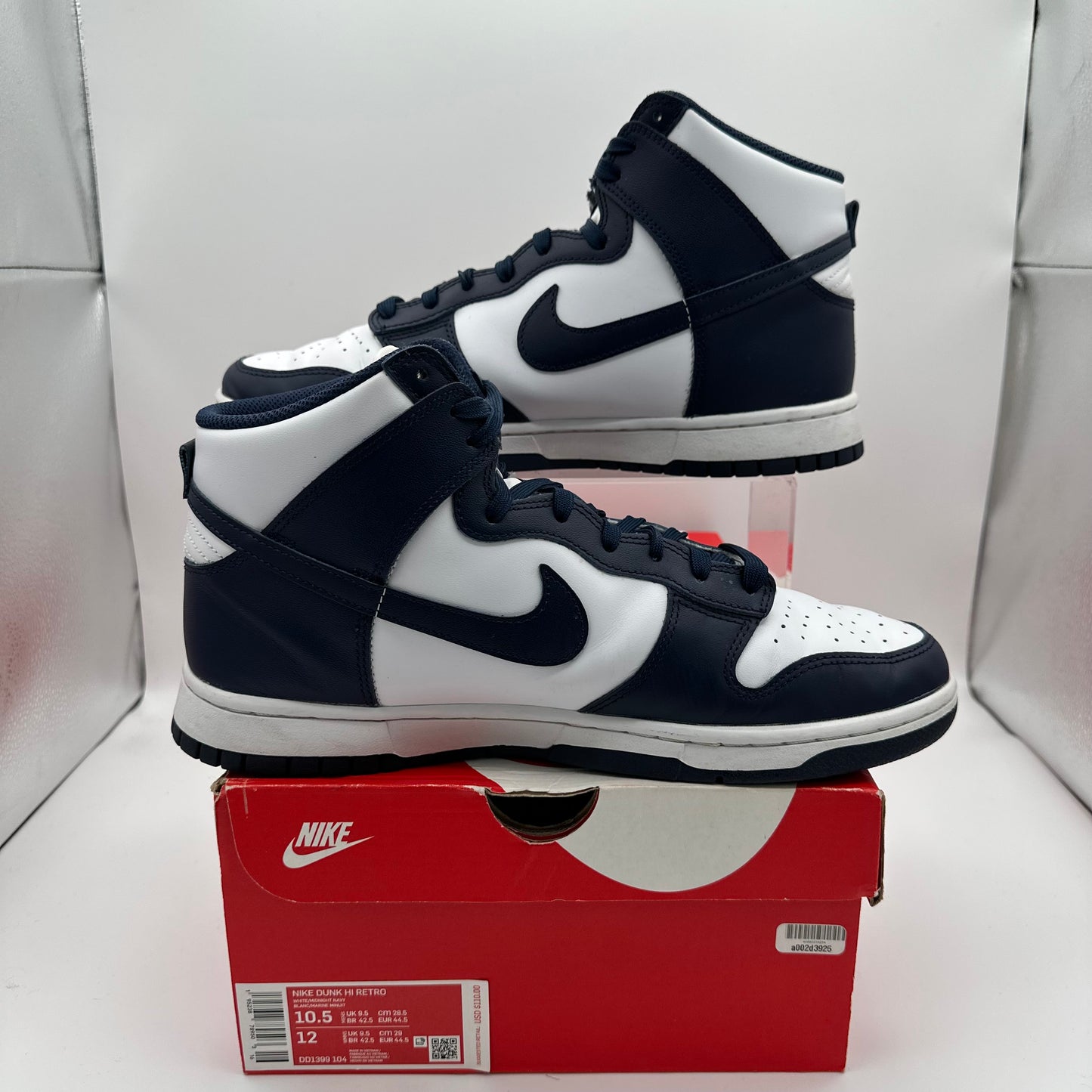 Nike Dunk High Championship Navy *pre-owned* (SIZE 10.5)
