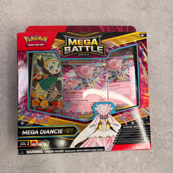 2025 Pokémon Mega Evolution Mega Diancie ex Metal Battle Deck