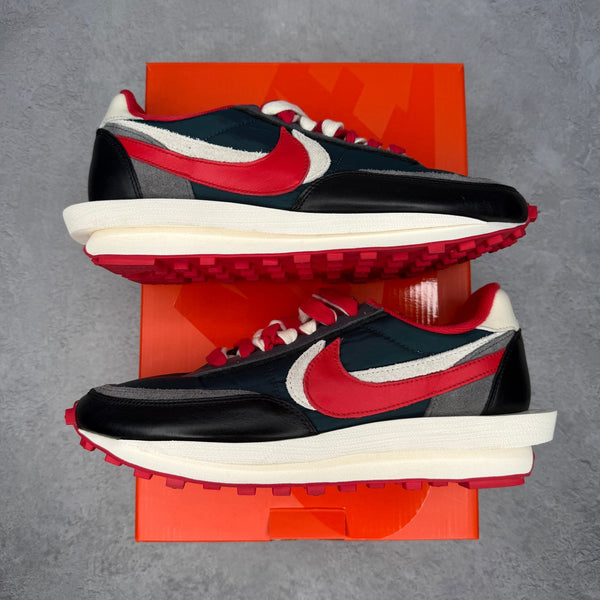 Nike LD Waffle sacai Undercover Midnight Spruce University Red *pre - owned* SIZE 9 - Kicks Collective PA - Nike - DJ4877-300 - Men's Shoes - 9M/10.5W - Pre - Owned