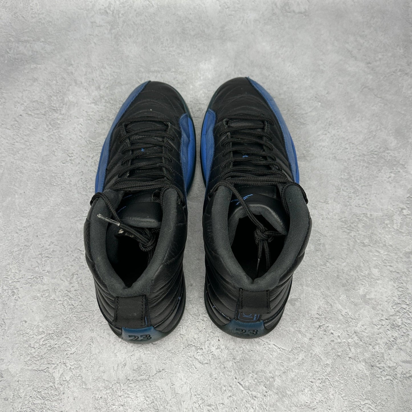 Jordan 12 Retro Black Game Royal *pre - owned* SIZE 10 - Kicks Collective PA - Jordan - 130690 - 014 - Men's Shoes - 10M/11.5W - Pre - Owned