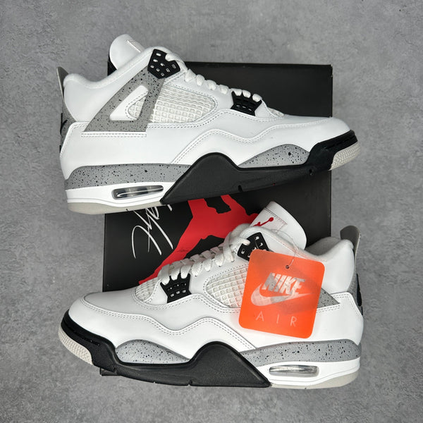 Jordan 4 Retro White Cement (2025) *pre - owned* SIZE 9 - Kicks Collective PA - Jordan - FV5029-100 - Men's Shoes - 9M/10.5W - Pre - Owned