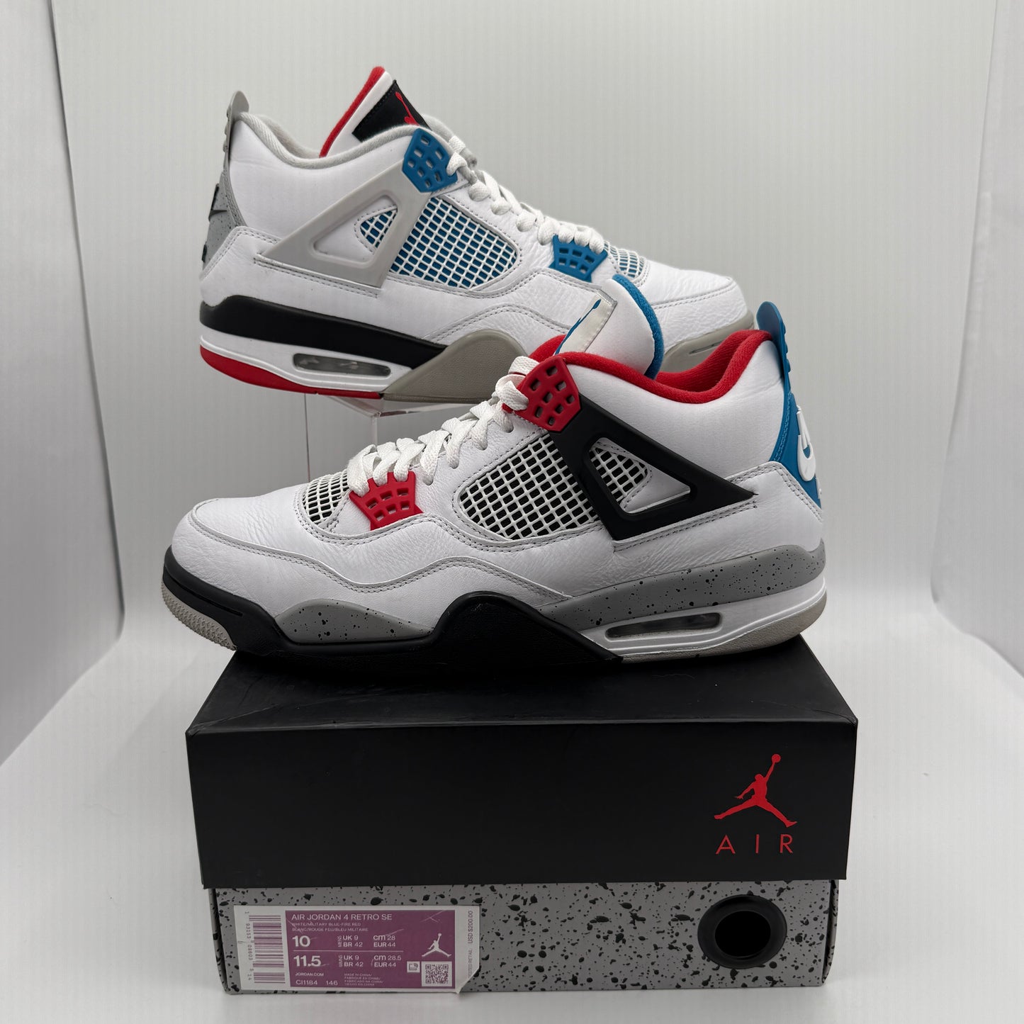 Jordan 4 Retro What The *pre-owned* (SIZE 10)