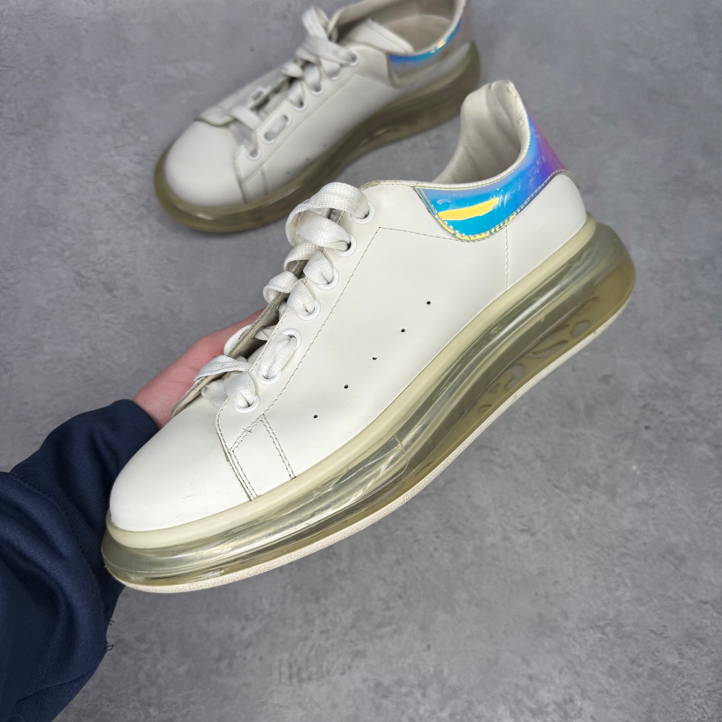 Alexander McQueen Oversized Clear Sole Multicolor (Women's) *pre-owned* SIZE EU43