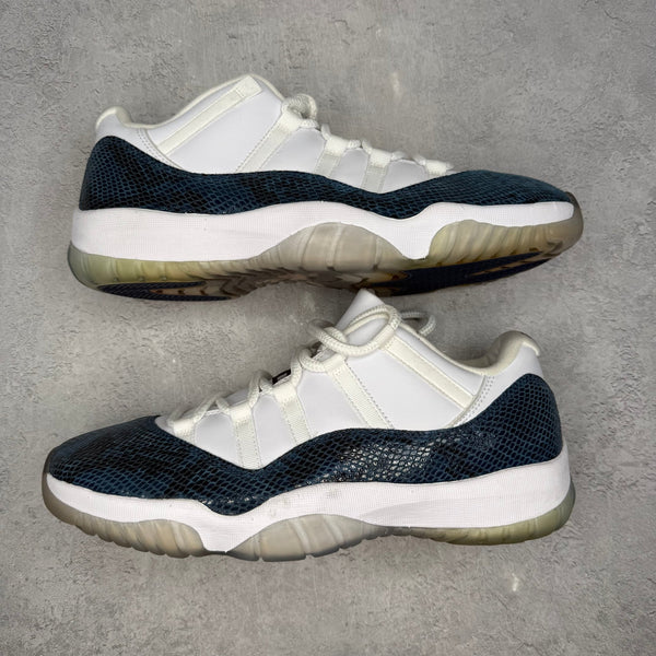 Jordan 11 Retro Low Snake Navy (2019) *pre - owned* SIZE 12 - Kicks Collective PA - Jordan - CD6846-102 - Men's Shoes - 12M/13.5W - Pre - Owned - No Box