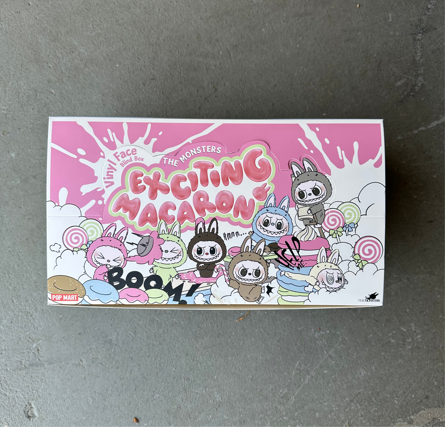 Pop mart labubu have a seat collection macaron the monsters new single box case collectible keychain