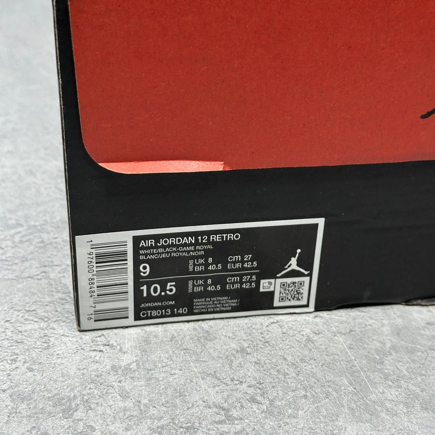 Jordan 12 Retro Blueberry *pre - owned* SIZE 9 - Kicks Collective PA - Jordan - CT8013-140 - Men's Shoes - 9M/10.5W - Pre - Owned