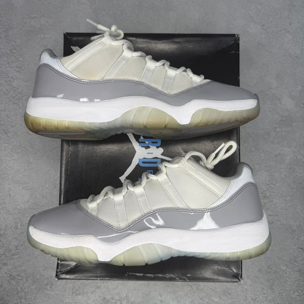 Jordan 11 Retro Low Cement Grey *pre - owned* SIZE 12 - Kicks Collective PA - Jordan - AV2187-140 - Men's Shoes - 12M/13.5W - Pre - Owned