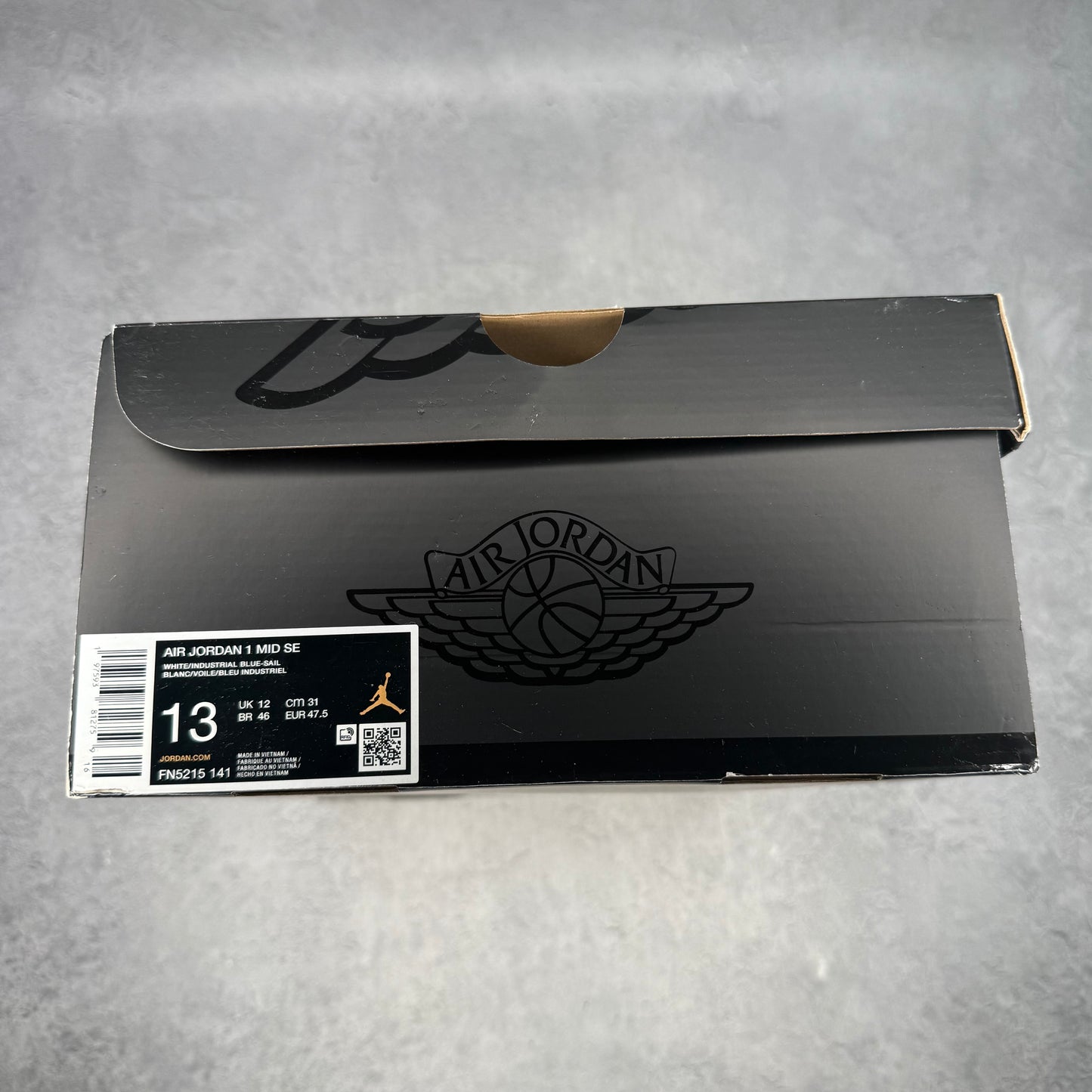 Jordan 1 Mid SE Industrial Blue VNDS *pre-owned* SIZE 13