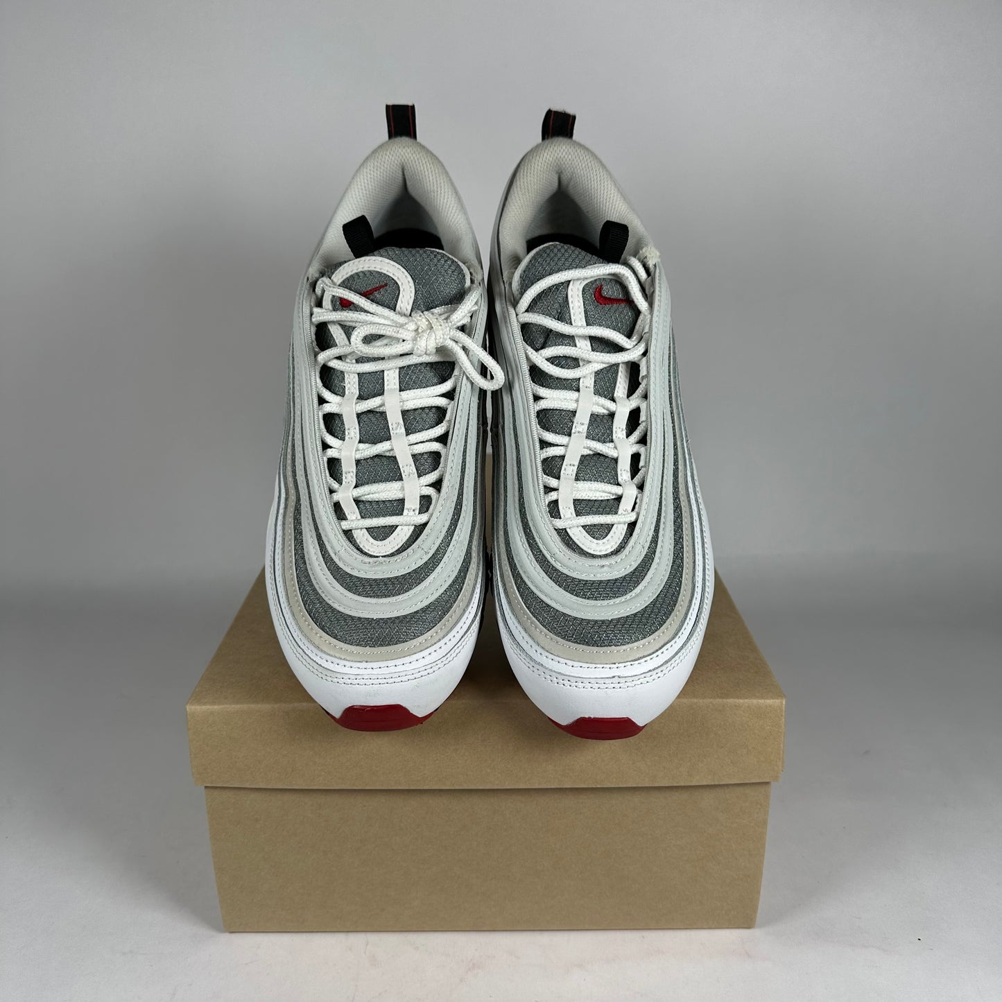 Nike Air Max 97 White Bullet *pre-owned* size 9.5