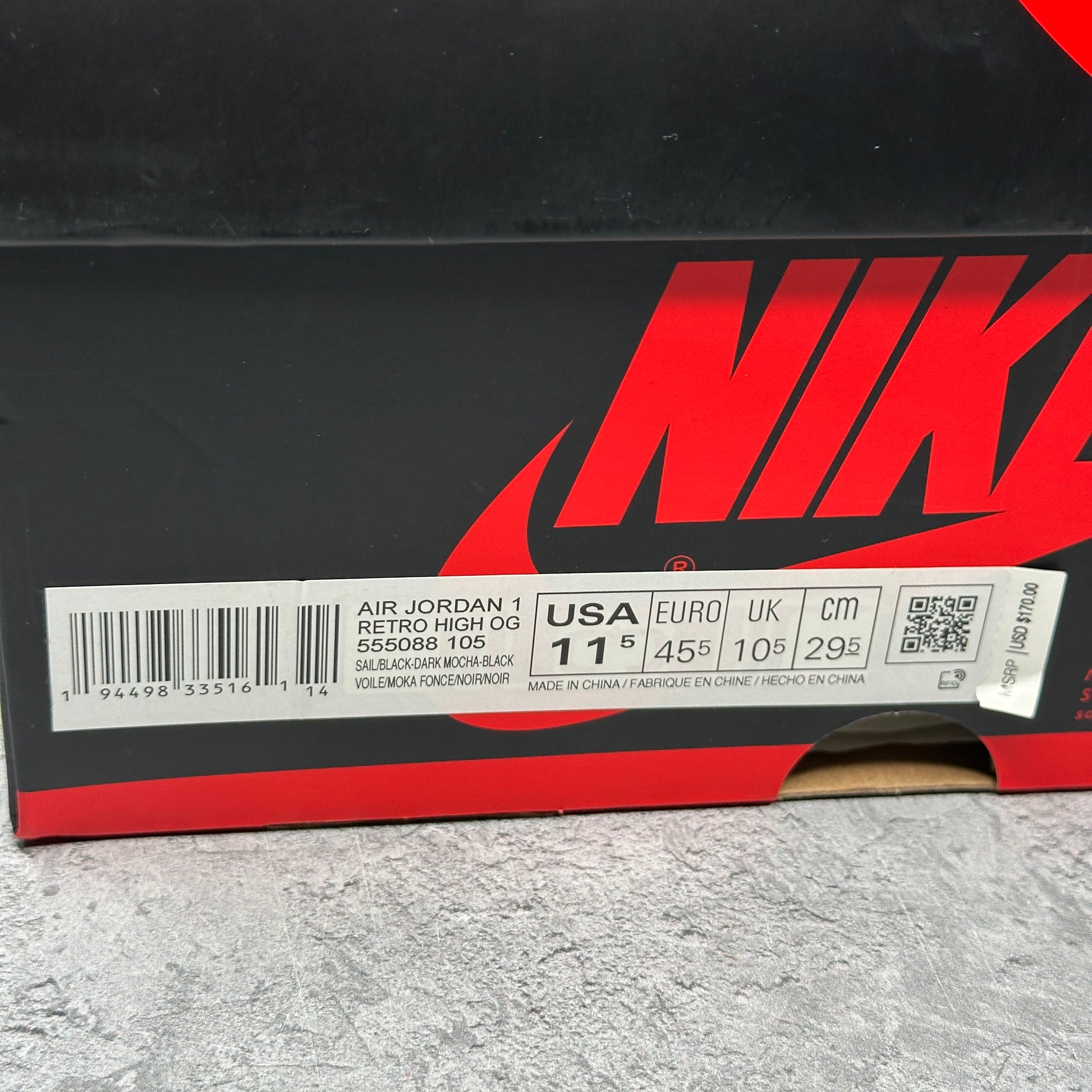 Jordan 1 Retro High Dark Mocha