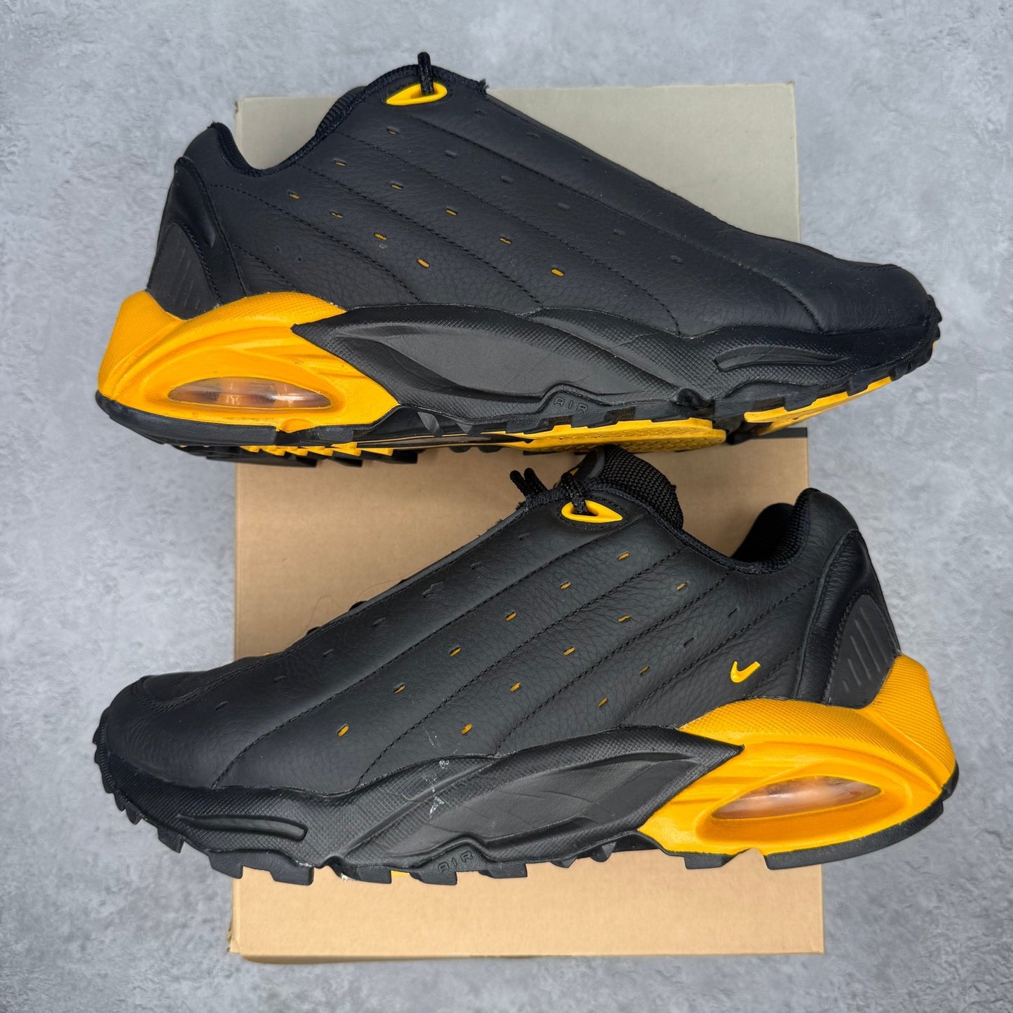 Nike Hot Step Air Terra Drake NOCTA Black Yellow *pre - owned* SIZE 9.5 - Kicks Collective PA - Nike - DH4692 - 002 - Men's Shoes - 9.5M/11W - Pre - Owned