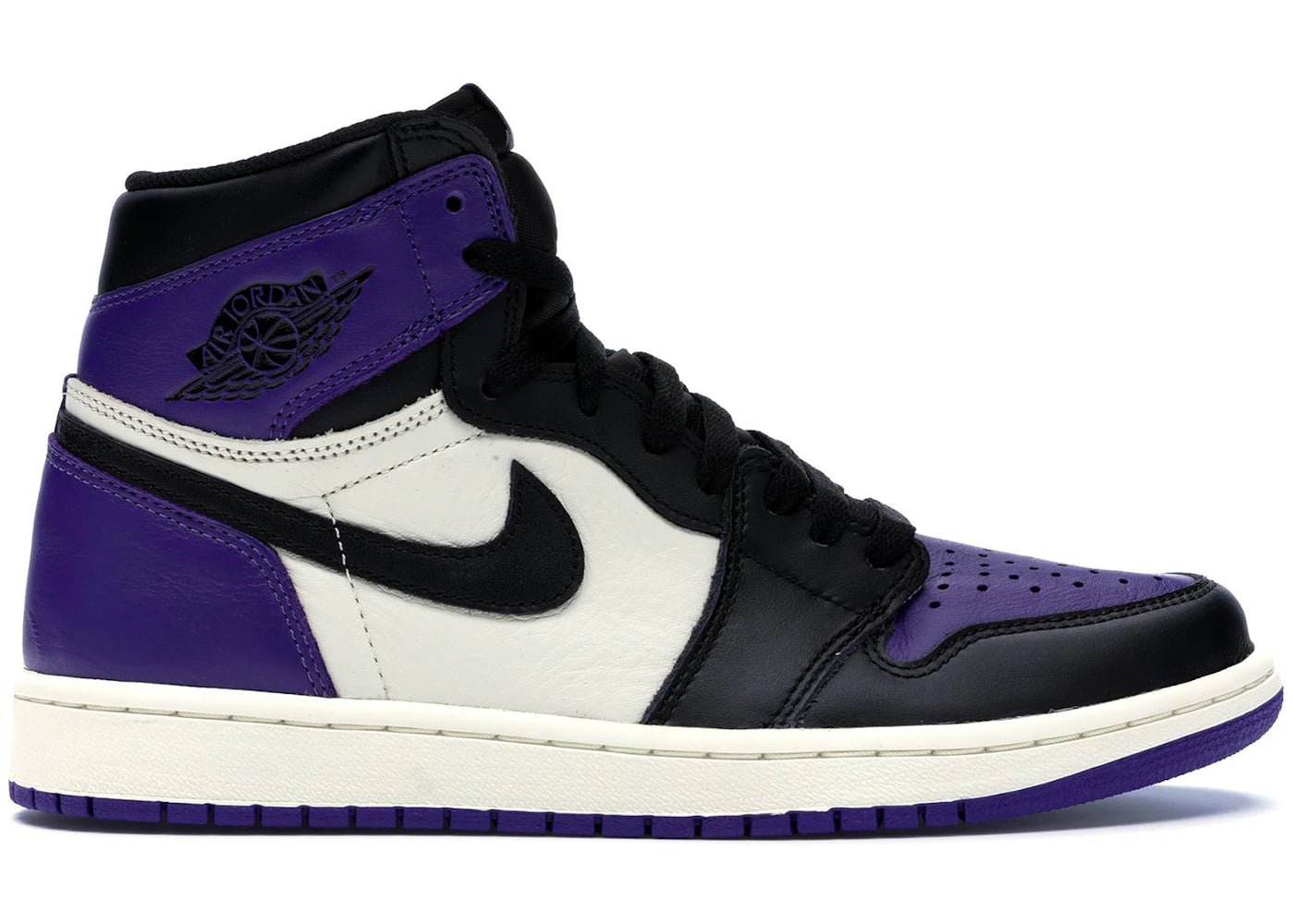 Jordan 1 Retro High Court Purple *pre - owned* SIZE 9.5 - Kicks Collective PA - Jordan - 555088-501 - Men's Shoes - 9.5M/11W - Pre - Owned