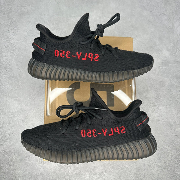 adidas Yeezy Boost 350 V2 Black Red *pre - owned* SIZE 8 - Kicks Collective PA - adidas - CP9652 - Men's Shoes - 8M/9.5W - Pre - Owned