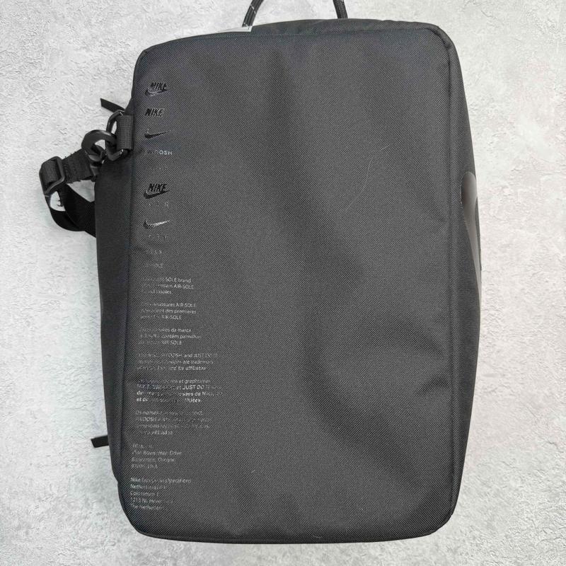 Nike Shoe Box Bag Black & Gold *pre-owned*