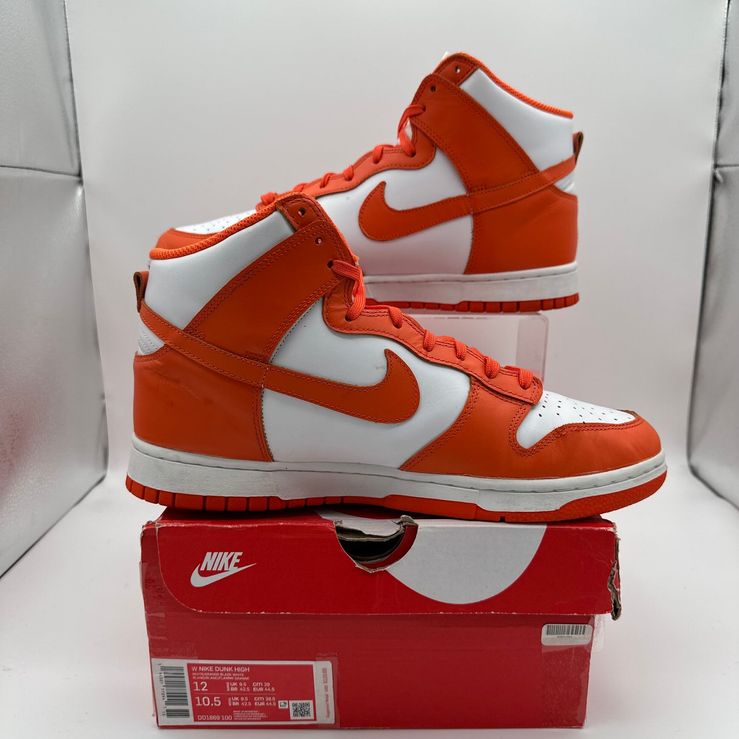 Nike Dunk High Syracuse 2021 Women’s *pre-owned* (SIZE 12W)