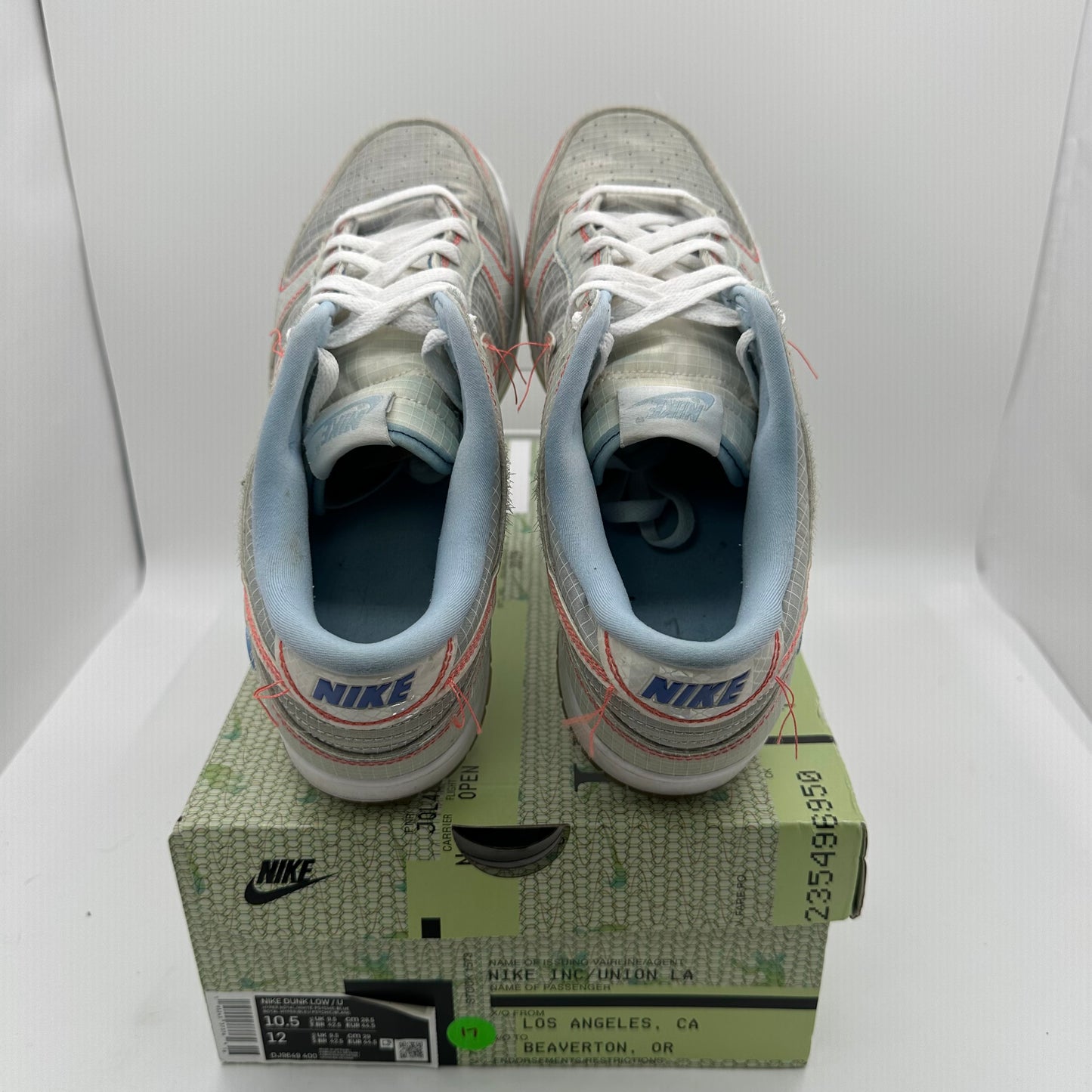 Nike Dunk Low Union Passport Pack Argon *pre-owned* (SIZE 10.5)