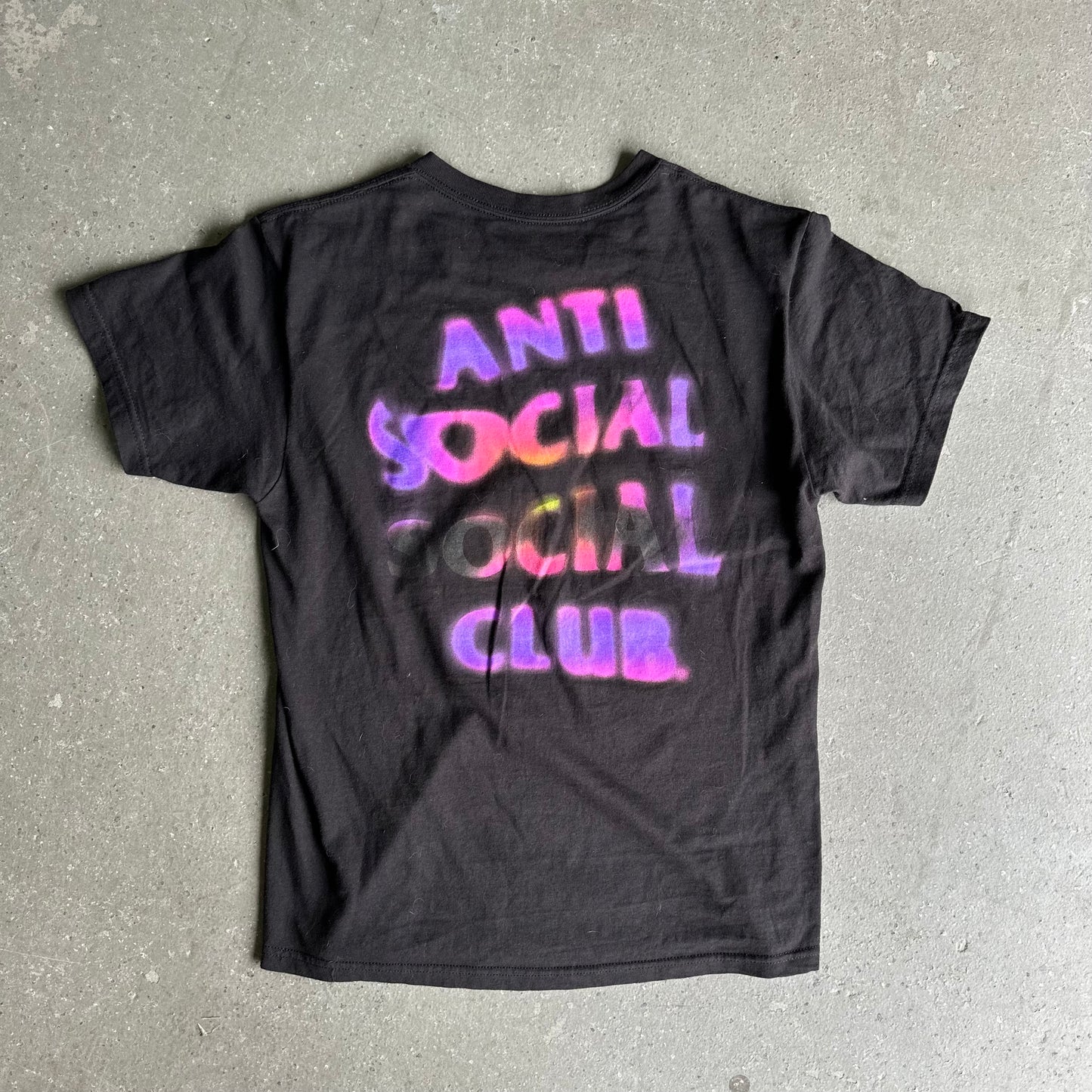 Anti Social Social Club Lava Tee Black *pre-owned* (SIZE M)