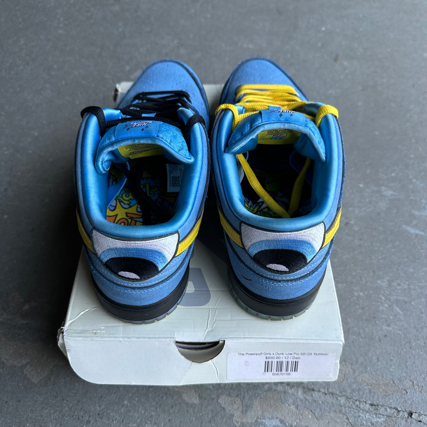 Nike SB Dunk Low The Powerpuff Girls Bubbles *pre-owned* (SIZE 12)