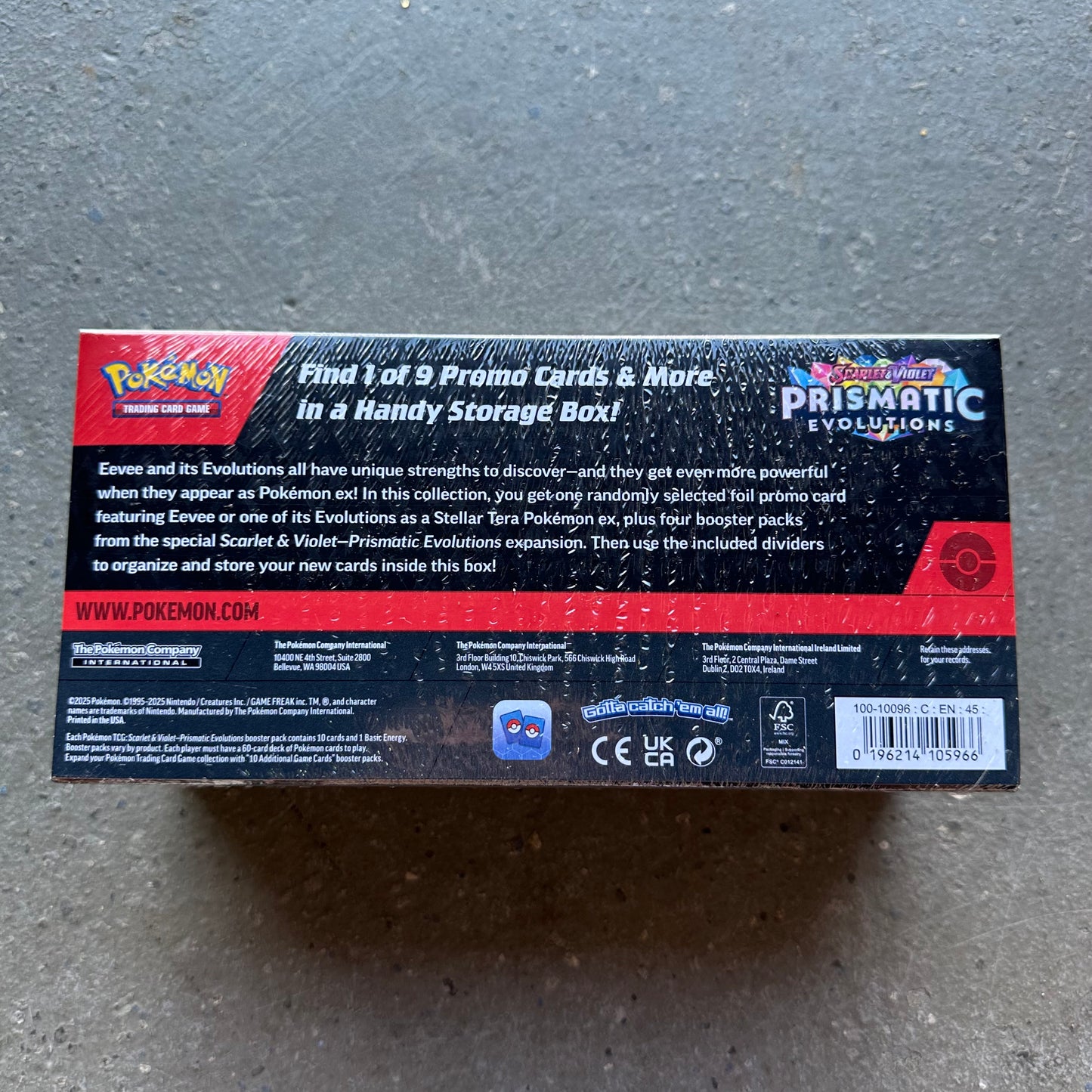 Pokémon Scarlet & Violet Prismatic Evolutions Surprise Box