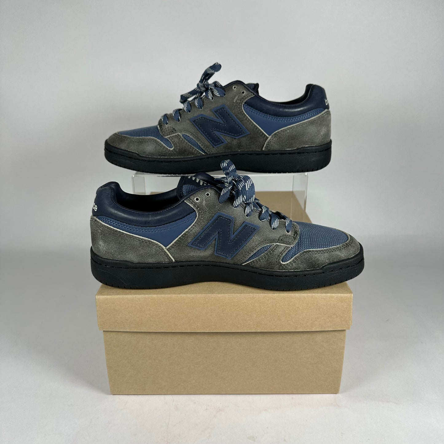New Balance Numeric 480 Grey Navy *pre-owned* size 9