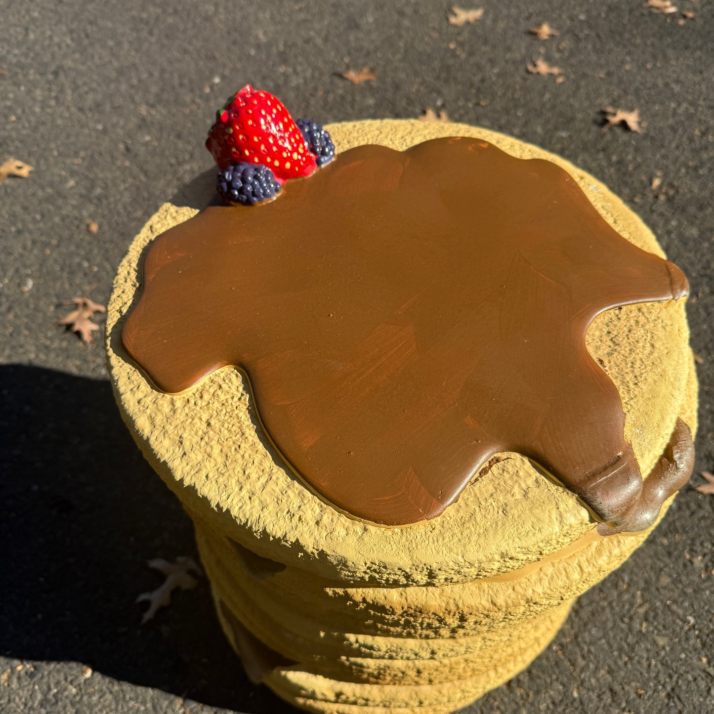 TikTok Viral Pancakes Food Stool (DELIVERY ONLY)