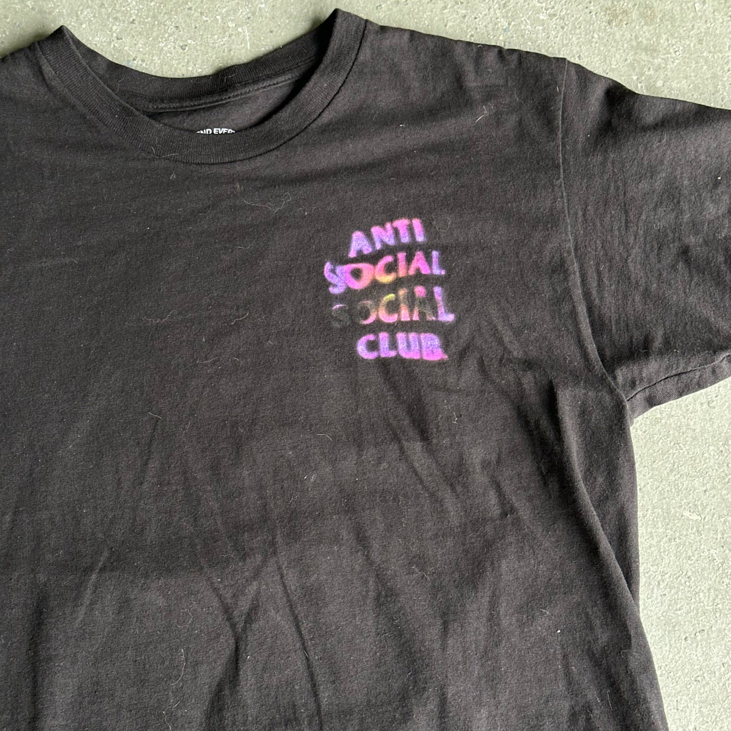 Anti Social Social Club Lava Tee Black *pre-owned* (SIZE M)