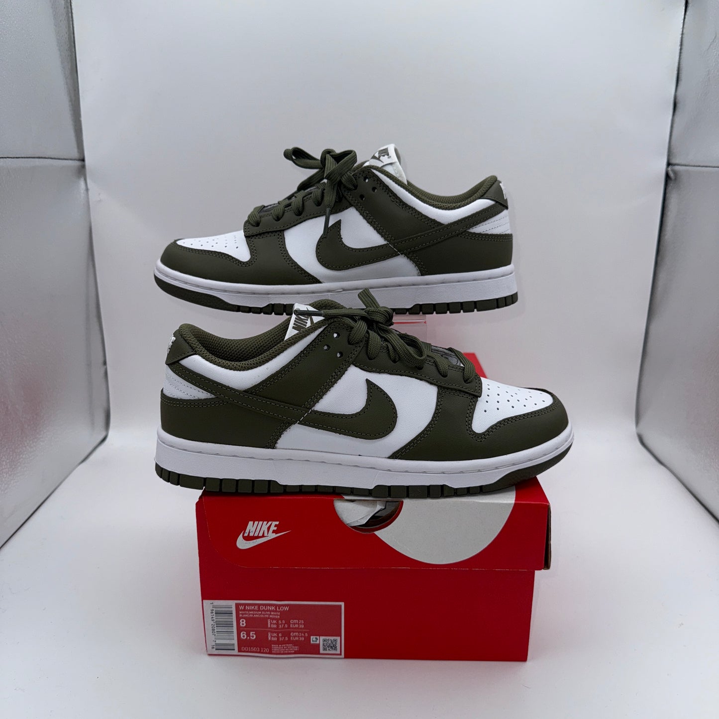 Nike Dunk Low Medium Olive (Women’s) *pre-owned* (SIZE 8W)