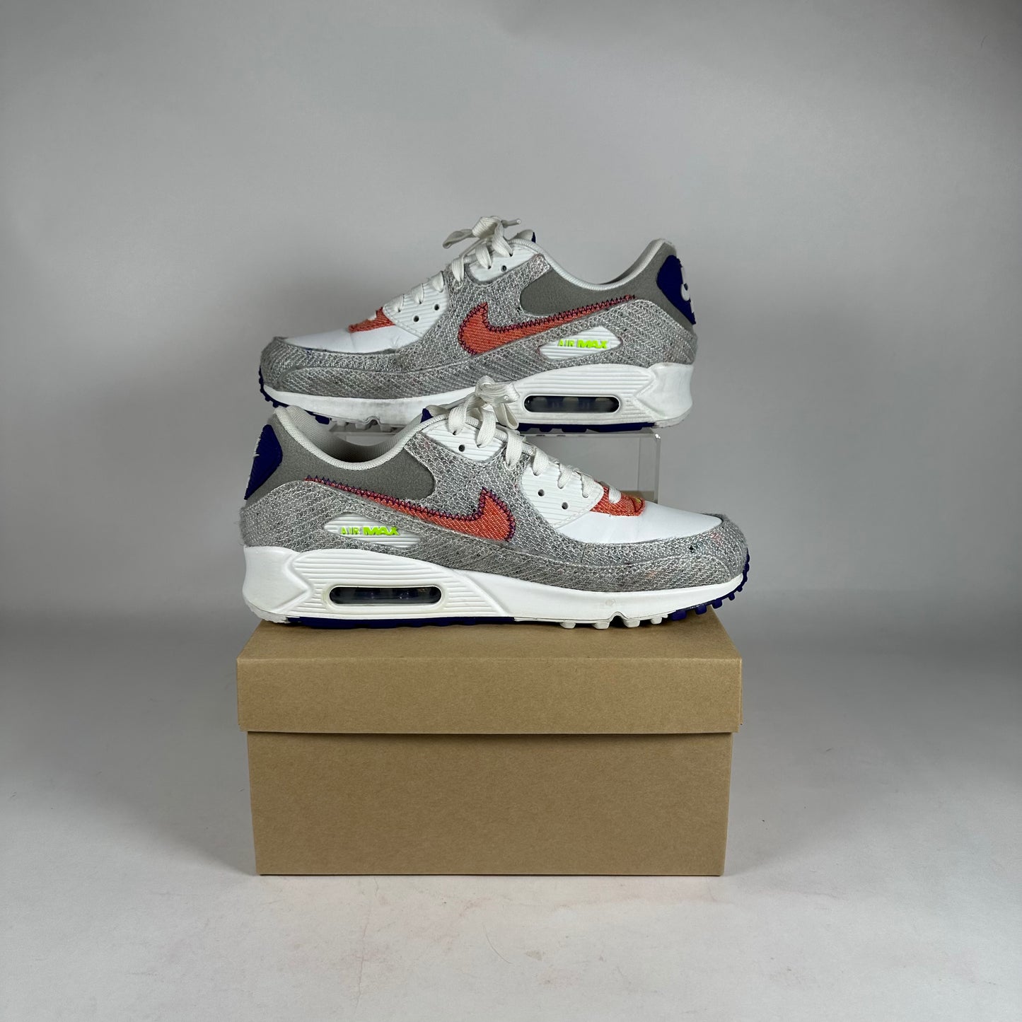 Nike Air Max 90 Jacquard Court Purple *pre-owned* size 9.5