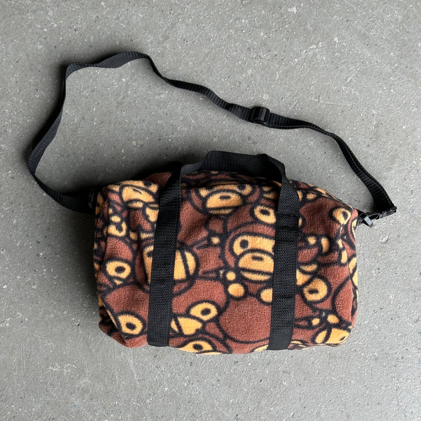 Bape Baby Milo Duffle Mini Shoulder Bag Plush Fleece