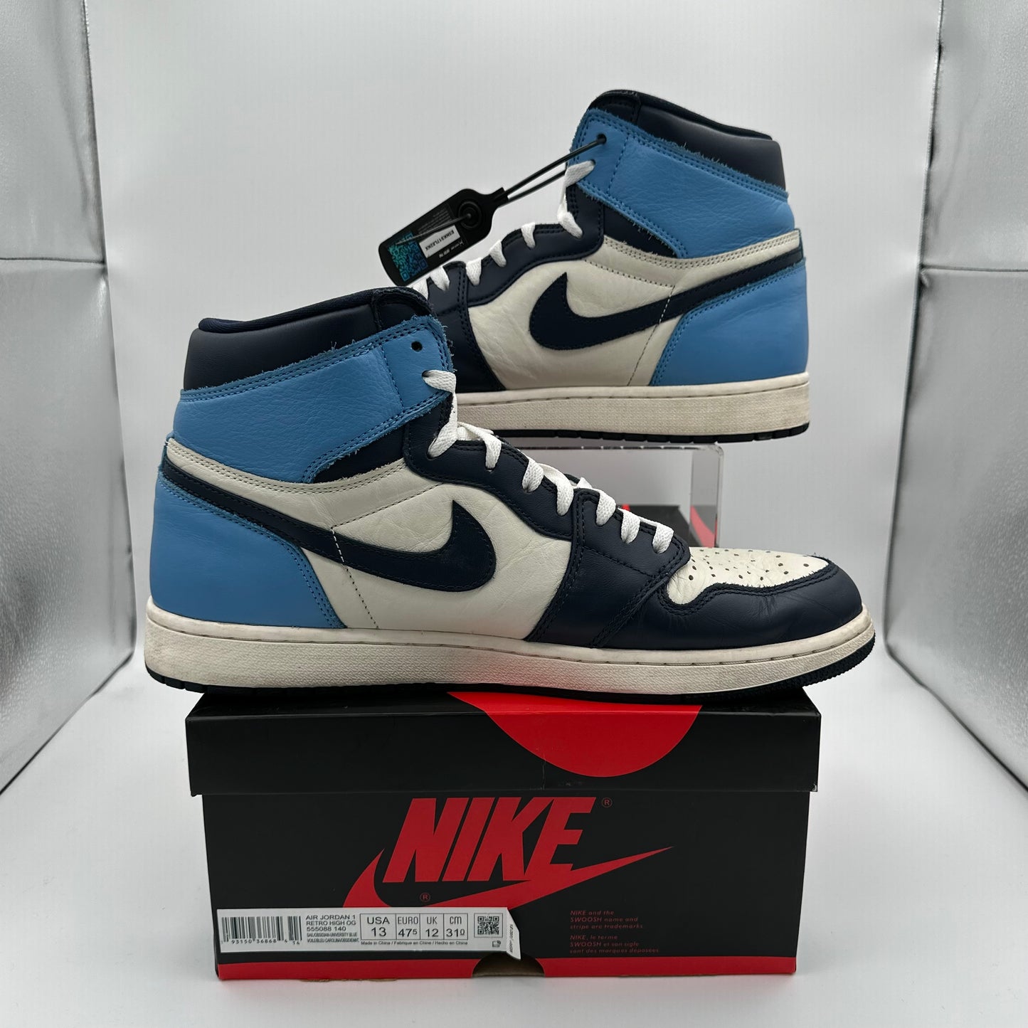 Jordan 1 Retro High Obsidian *pre-owned* (SIZE 13)