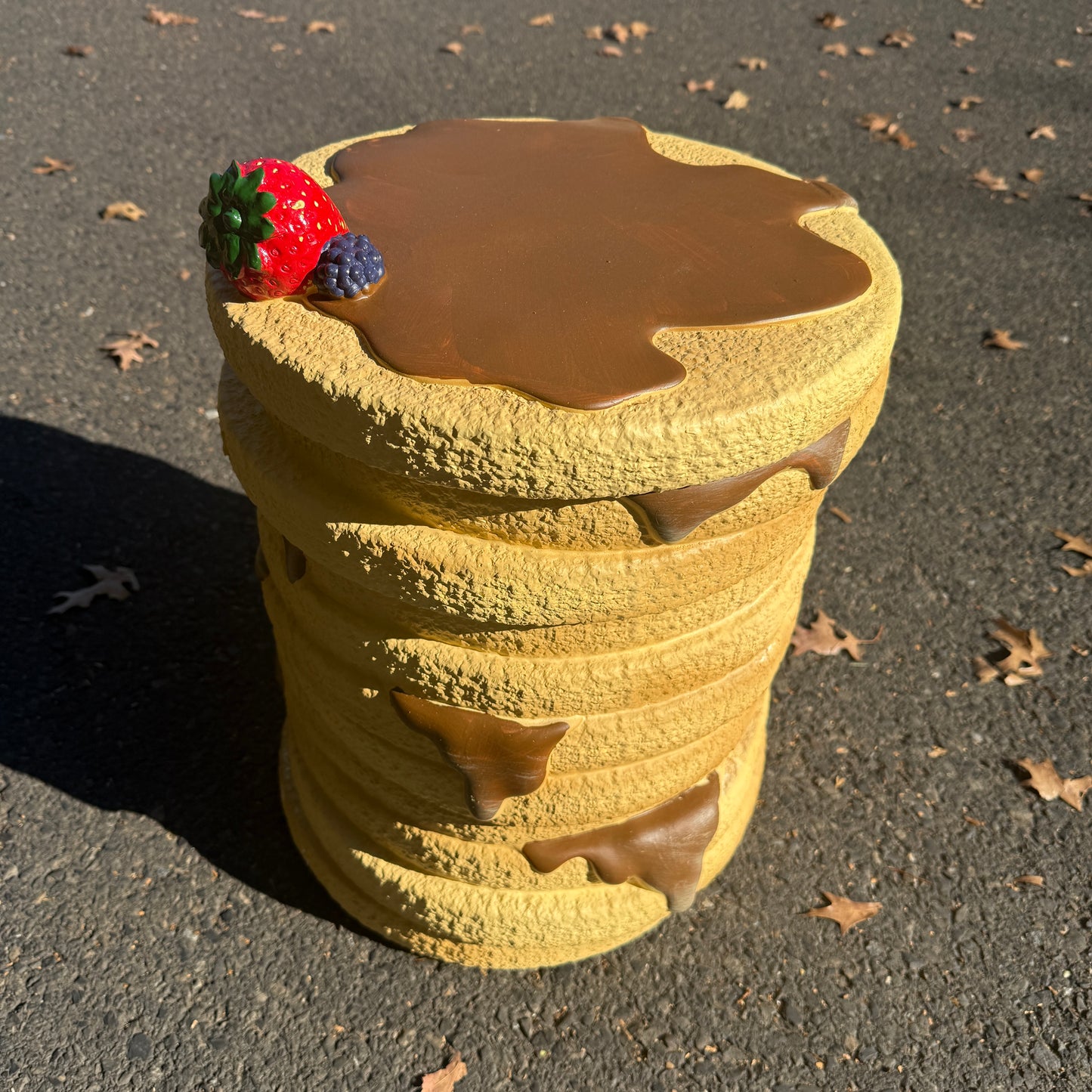 TikTok Viral Pancakes Food Stool (DELIVERY ONLY)