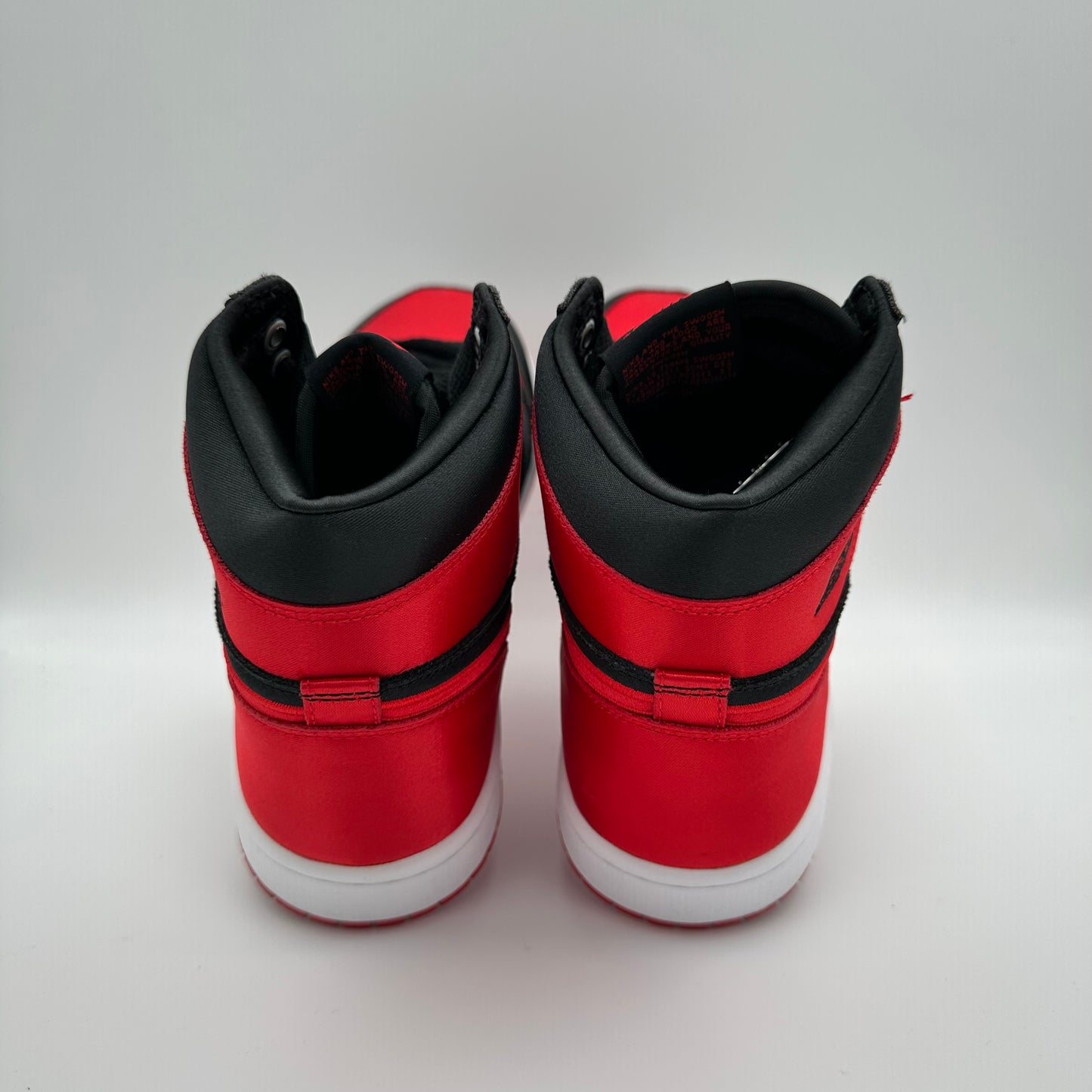 Jordan 1 Retro High OG Satin Bred (Women’s) *pre-owned* (SIZE 9W)