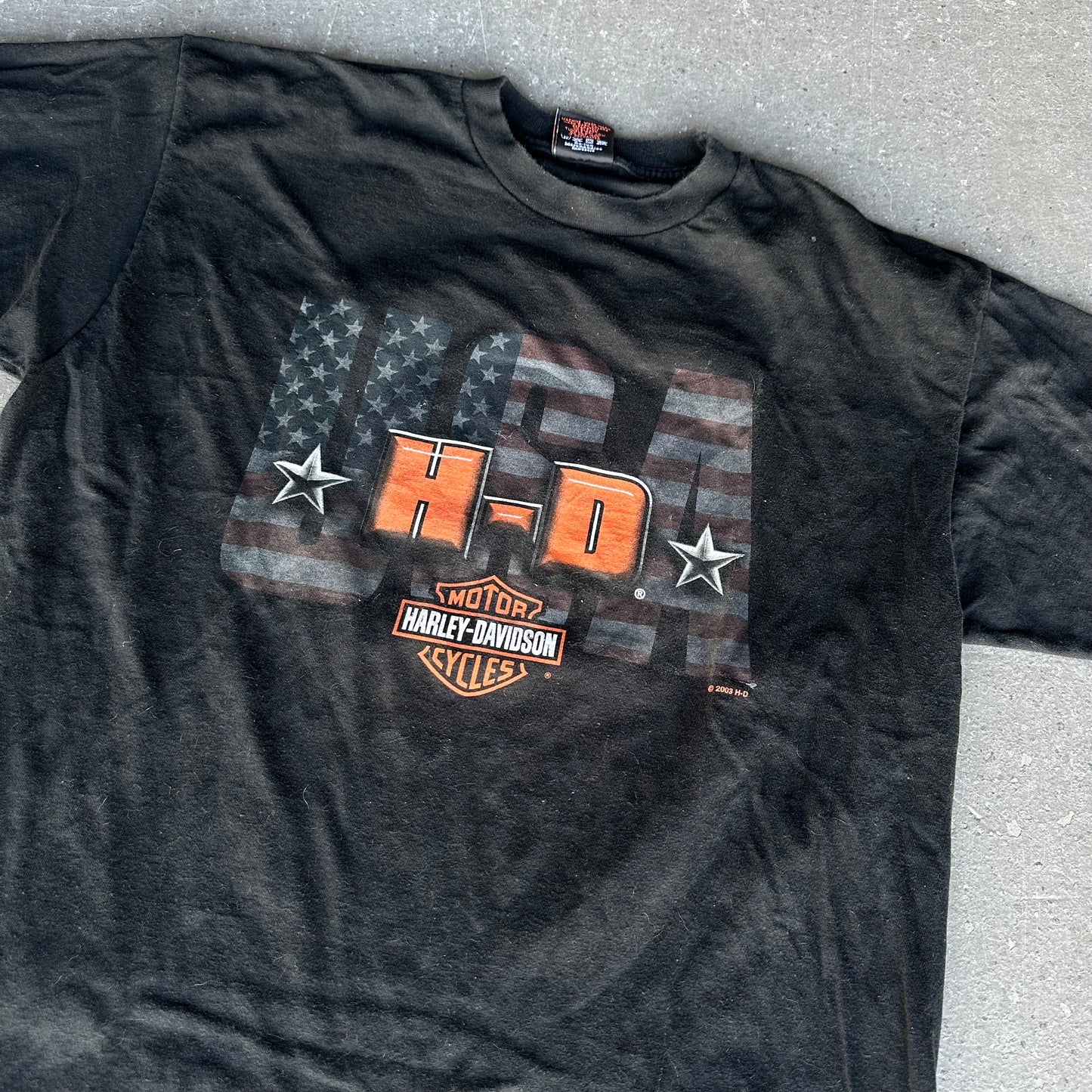 Vintage Harley Davidson HD USA Tee *pre-owned* (size Large)