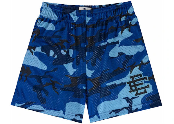 Eric Emanuel EE Basic Short Blue/Black Camo *pre-owned* SIZE LARGE