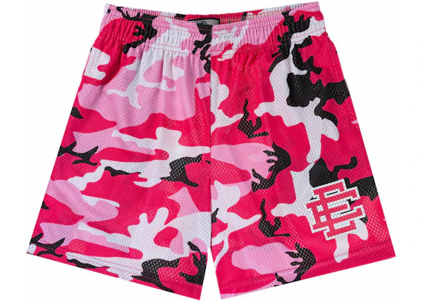 Eric Emanuel EE Basic Short Pink/Black Camo *pre-owned* SIZE LARGE