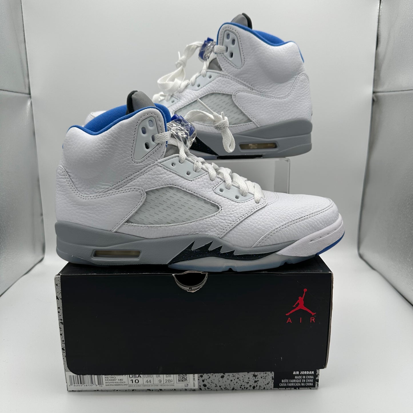 Jordan 5 Retro White Stealth (2021) *Pre-Owned* (SIZE 10)