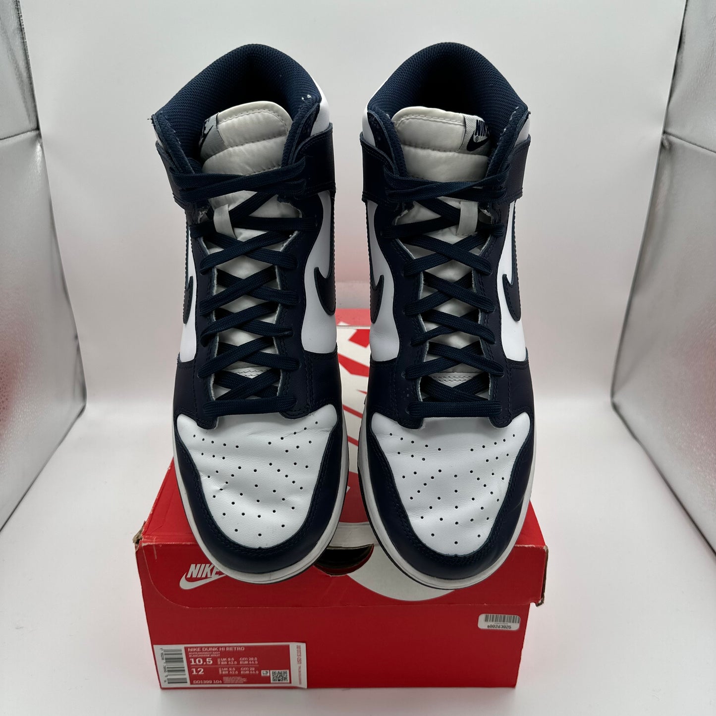 Nike Dunk High Championship Navy *pre-owned* (SIZE 10.5)