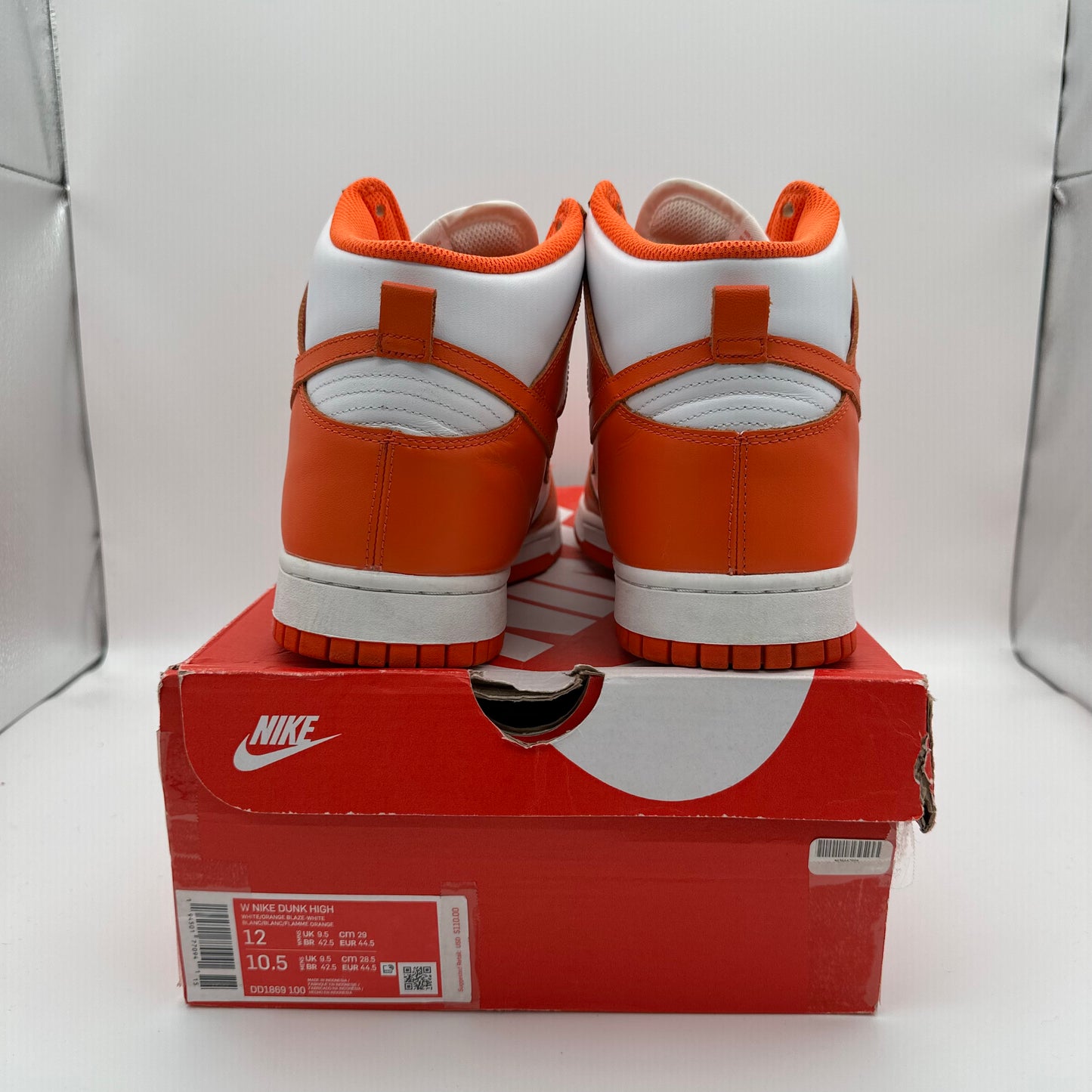 Nike Dunk High Syracuse 2021 Women’s *pre-owned* (SIZE 12W)