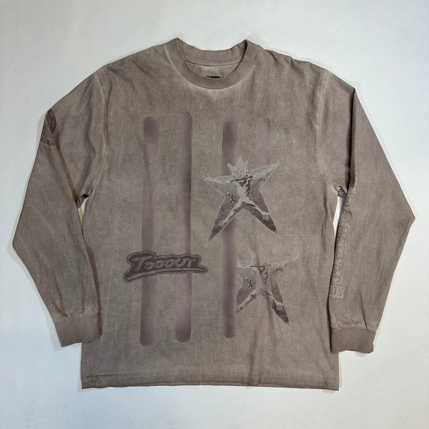 Travis Scott Long Sleeve II T-Shirt Taupe