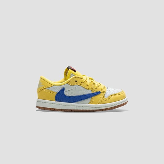 Jordan 1 Retro Low OG SP Travis Scott Canary Kids