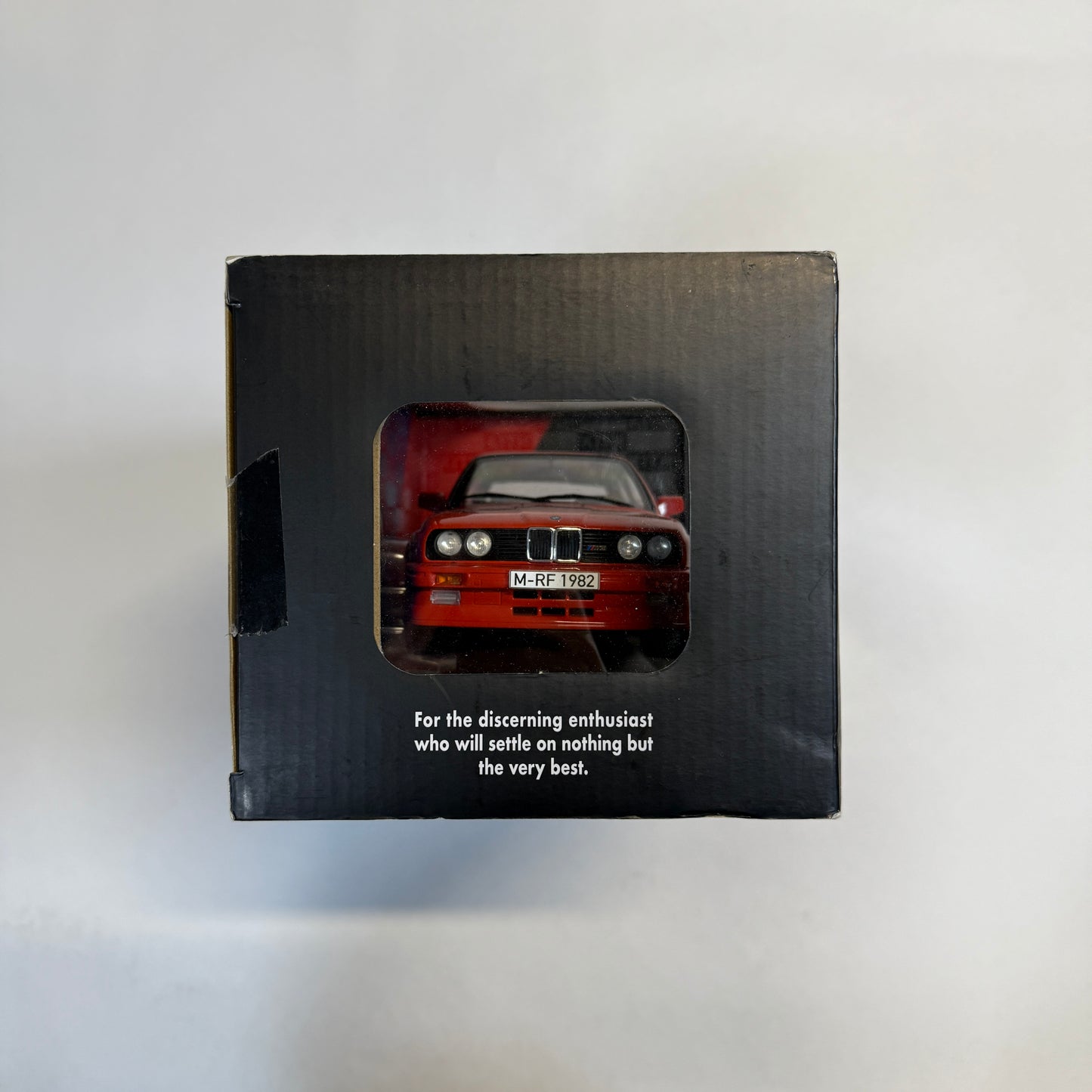 Kith x BMW M3 E30 Diecast Replica Side of package