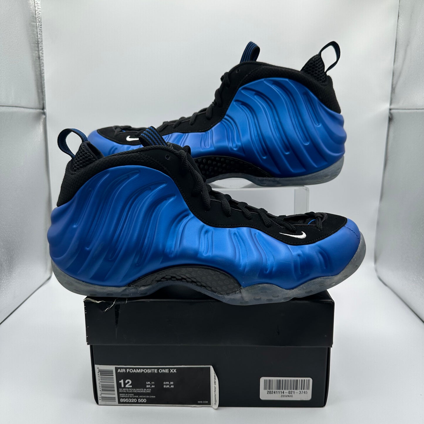 Nike Air Foamposite One Royal Blue XX 20th Anniversary (2017) Outsides of Shoes