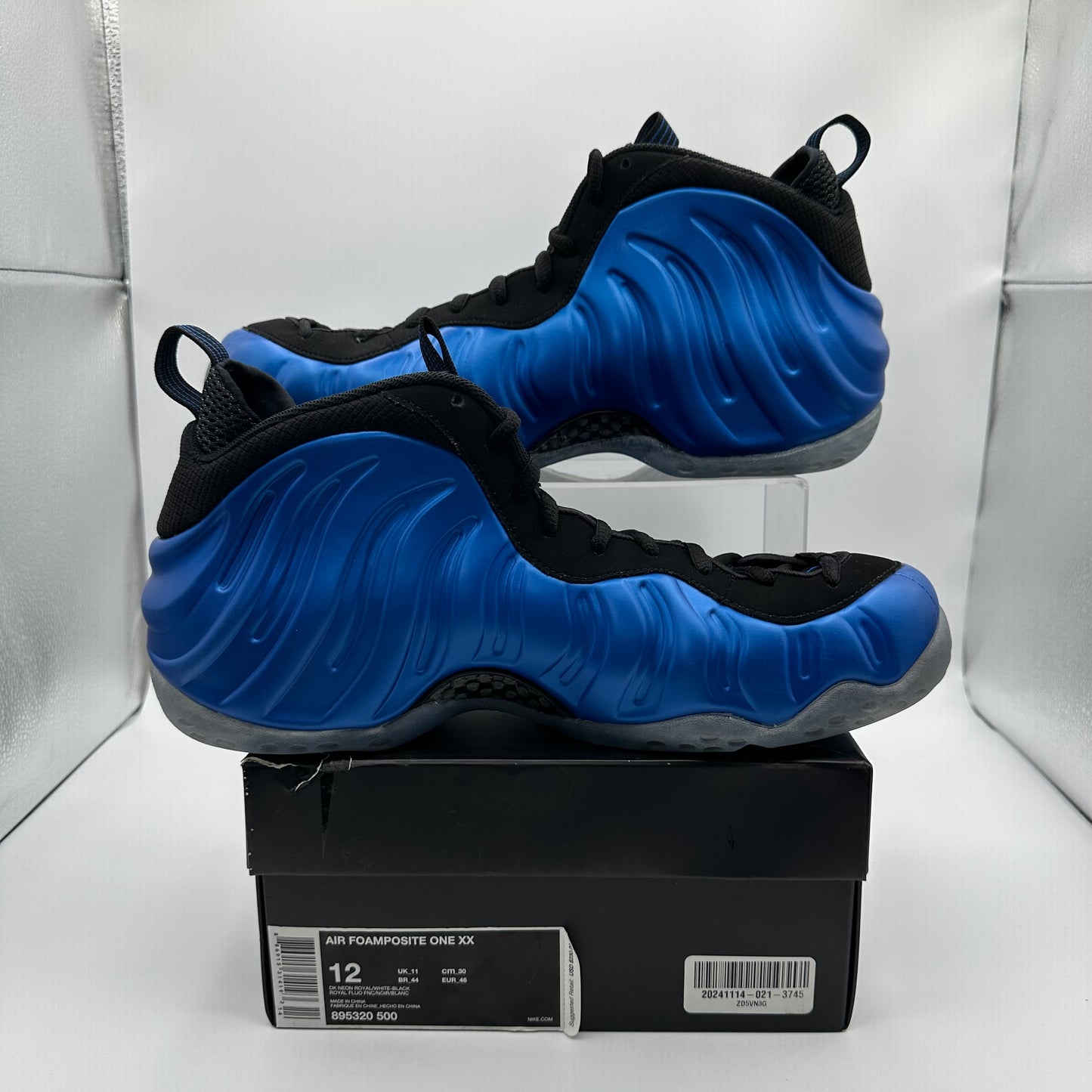 Nike Air Foamposite One Royal Blue XX 20th Anniversary (2017) Insides of Shoes