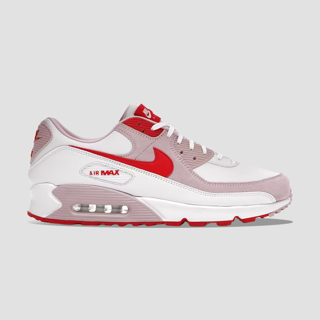 Nike Air Max 90 Valentine's Day (2021) (Women's) outside of shoe