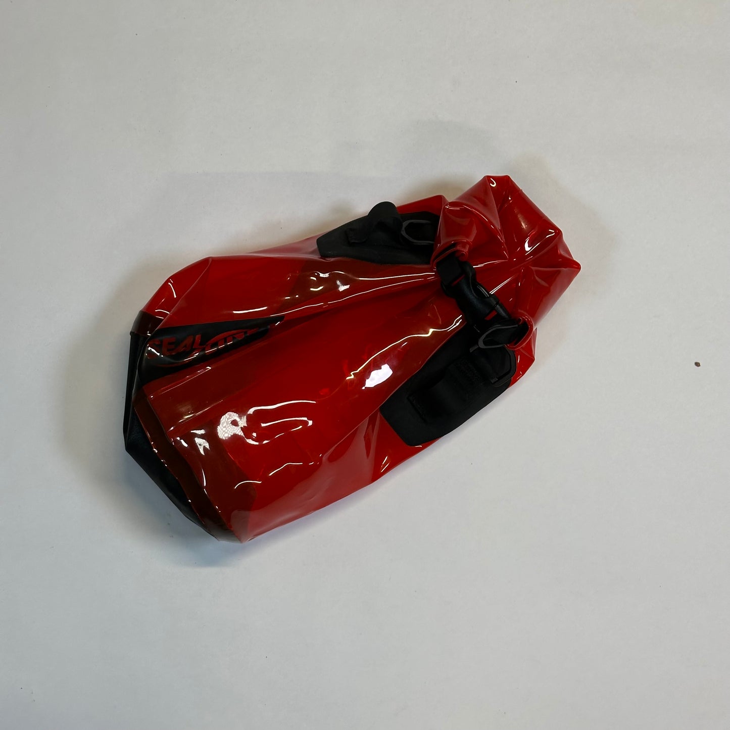Supreme SealLine Discovery Dry Bag 20L Red back of shirt