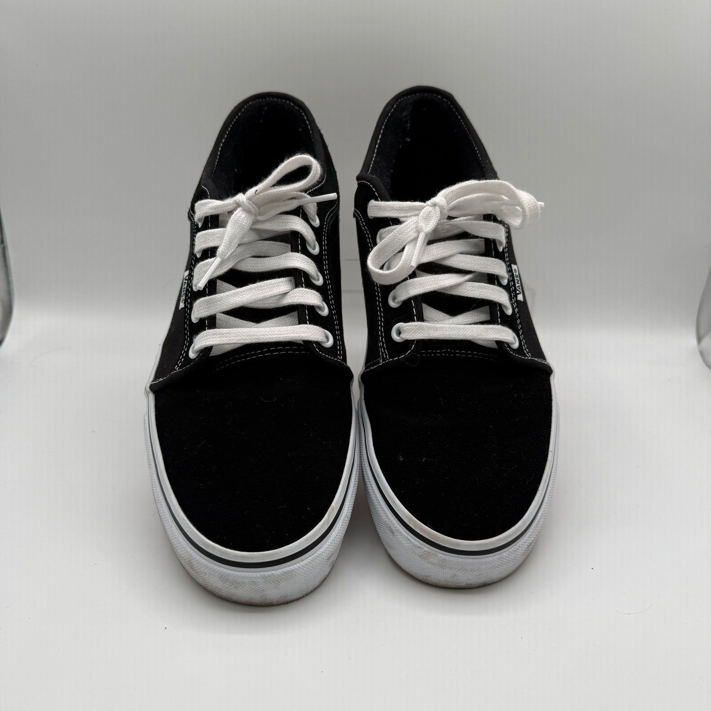 VANS Chukka Low Black toes of shoe